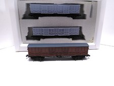 N Gauge GCR/LNER 15T Louvre Bogie Ex Fish Parcels Van Wagon Twin Pack