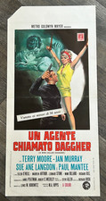 AN AGENT CALLED DAGGER Vintage Movie Poster Italian Spy Thriller Hot Girl Sexy
