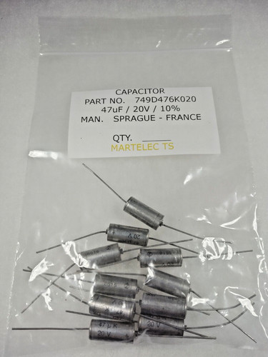 Solid tantalum capacitor 47uf - tantalum,