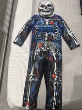 Matalan Halloween Skeleton Fancy Dress 4-5Years