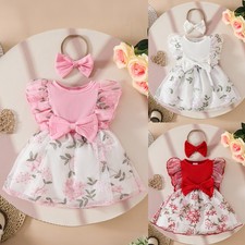 2PCS Newborn Baby Girls Floral