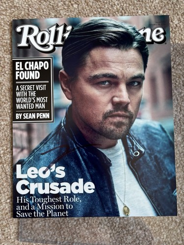 Leonardo dicaprio signed 8x10 - dicaprio,