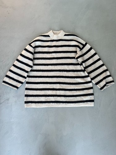 Oversized striped knit - h&m,