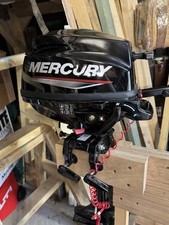 3,5hp Mercury Outboard Motor. Less Than One Hour Use