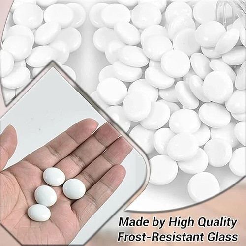 180pcs glass pebbles vase - 180pcs,