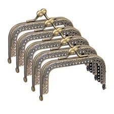 Metal Purse Frames, 3.3" 5Pcs