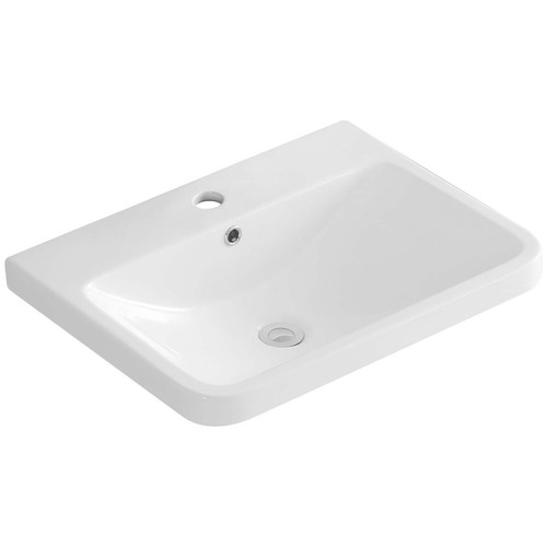 600mm bathroom inset basin - 600mm,