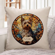 Personalised Yorkie Cushion