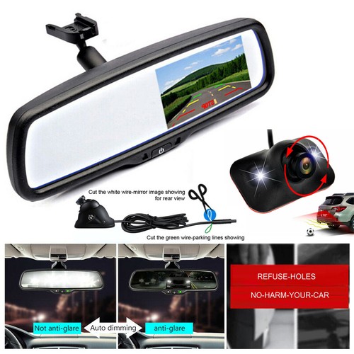 Car rear view mirror - 4.3",