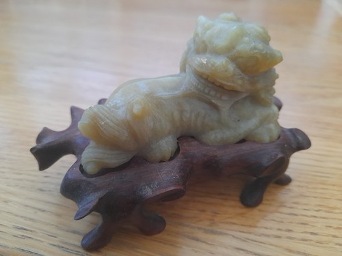 Vintage chinese soapstone - vintage,