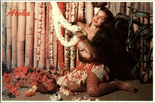 Beautiful woman hawaii lei - beautiful,