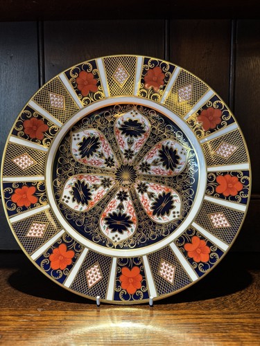 Royal crown derby - crown, imari