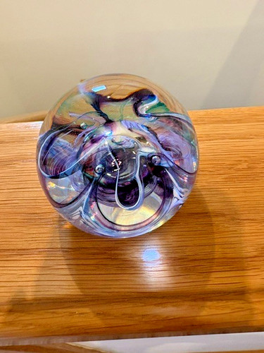 Selkirk glass paperweight - glass,