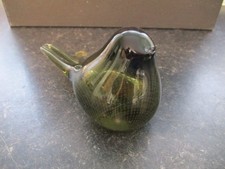 Vintage Handmade Green Art Glass Bird Murano?