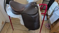 CLIFF BARNSBY Pony Club approved  SADDLE • 15"  • Brown •  size 3 fit Medium
