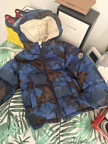 Moncler boys hooded camo down - boys,