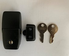 Small Black Caravan Motorhome Gas Bottle Lock