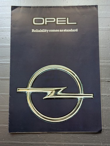 1978 opel range fold out - range, fold-out