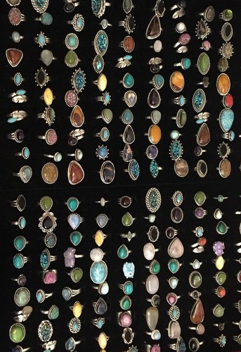 Blue larimar mix gemstone - blue, &