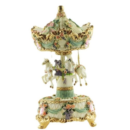 Carousel music box - box, rotating