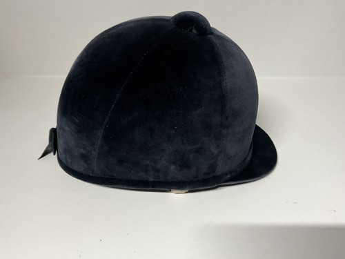 Navy velvet horse riding