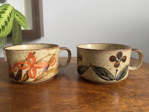 Vtg otagiri mcm soup mugs - otagiri,