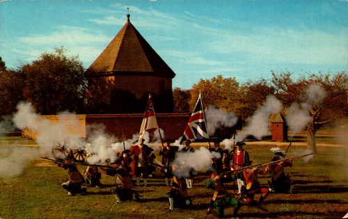Vintage postcard colonial - postcard,
