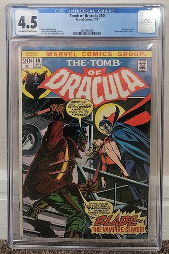 Tomb dracula cgc 4 5 - tomb,