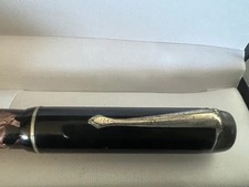 MENTMORE Celluloid Fountain Pen Diploma Push Button Writes Vintage