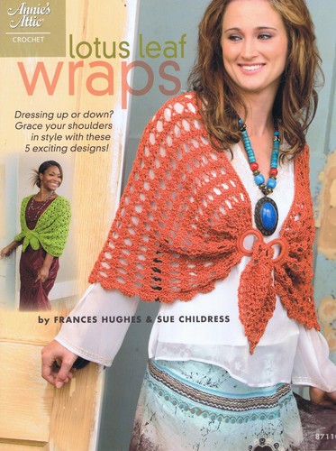 Lotus leaf wraps crochet - lotus,