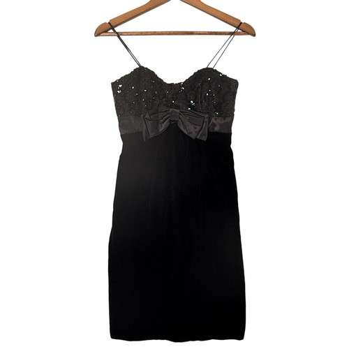 Vtg 80s velvet sequin - 80s,