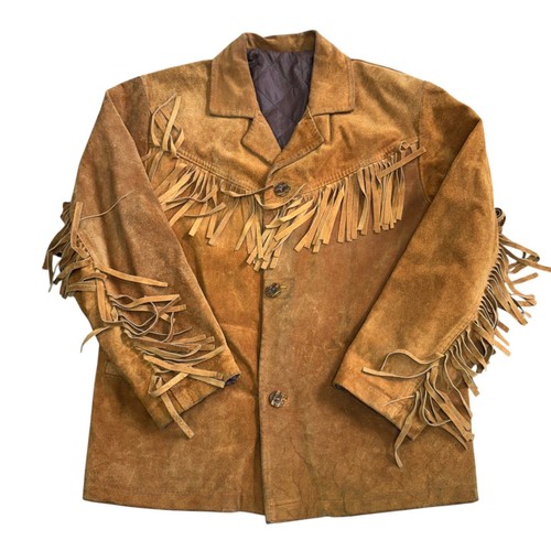 Vintage western suede leather - western,