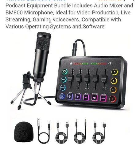Podcast equipment bundle - equipment,