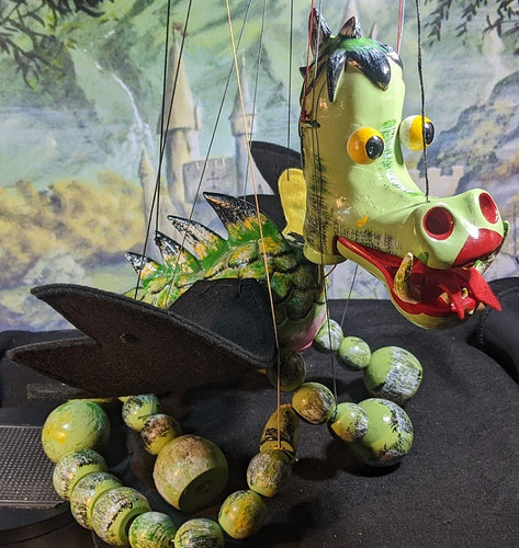 Vintage pelham puppets dragon - vintage,