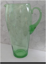 Vintage Handblown Green Glass