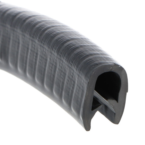 Embossed black pvc - embossed, trim
