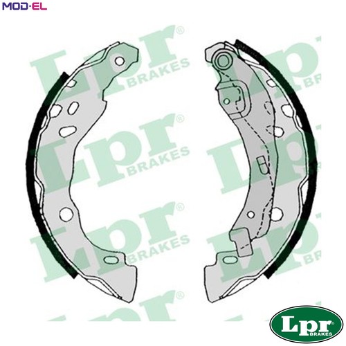 Brake shoe set 08630 - shoe, for