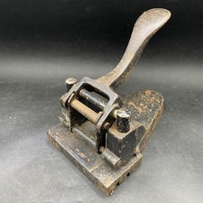 Two Hole Punch Vintage Office Antique 1.3kg Metal Desk Tool Paper-punch Use/Prop
