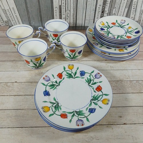 Wetley plates cups tulip - cups,