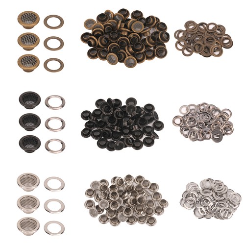 Brass mesh eyelets 100 - eyelets, pack