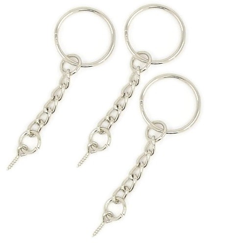 Split ring with - 20, chain