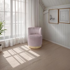 Mink Accent Chair Velvet