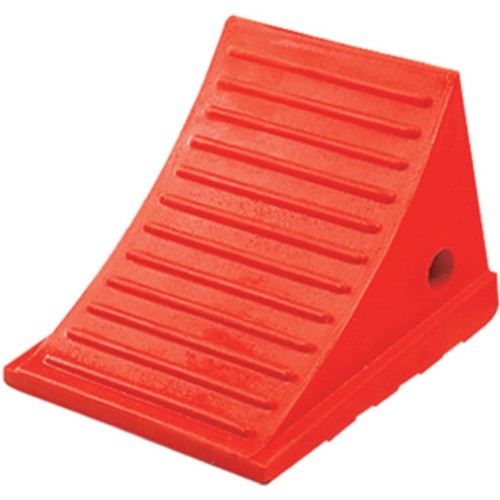 Heavy duty orange wheel chocks - orange,