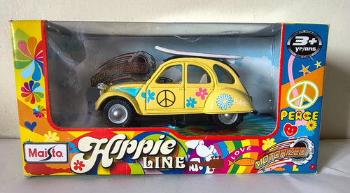 Maisto citroen 2cv yellow - 2cv,