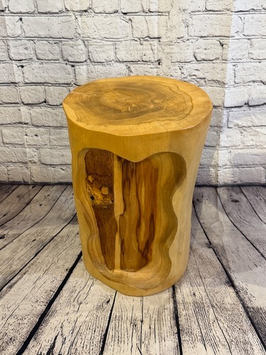45cm 30cm round teak - x,