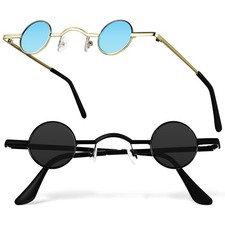 2pcs Small Round Sunglasses