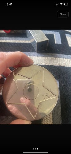 Dior silver tone - silver, compact