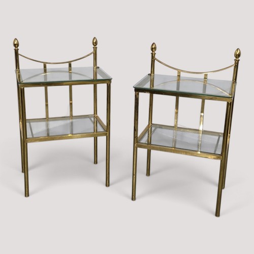 Pair antique side - side, tables
