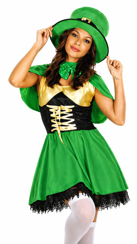 Ladies patricks leprechaun - st,