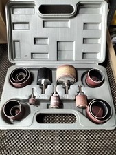 26pc Drum Sander Set 80 + 120 Grit 13mm - 50mm Power Drill Sanding Sleeves Kit